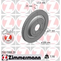 250.1388.20 ZIMMERMANN Гальмівний диск