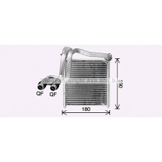 VN6438 AVA QUALITY COOLING Теплообмінник обігрів салону