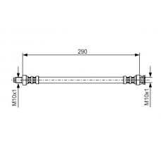 1 987 476 688 BOSCH Гальмівний шланг