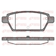 1195.10 REMSA Комплект гальмівних колодок дисковий гальм