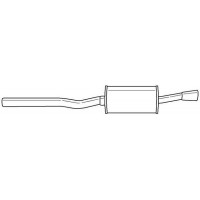 77608 SIGAM Глушник вихлопних газів кінцевий