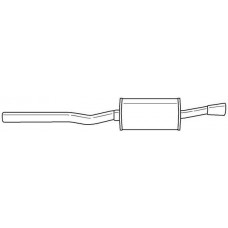 77608 SIGAM Глушник вихлопних газів кінцевий