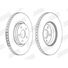 562434JC-1 JURID Гальмівний диск