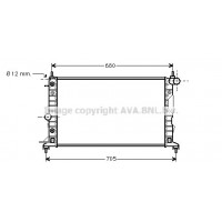 OL2324 AVA QUALITY COOLING Радіатор охолодження двигуна