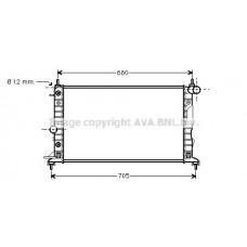OL2324 AVA QUALITY COOLING Радіатор охолодження двигуна