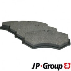 1163705610 JP GROUP Комплект гальмівних колодок дисковий гальм