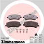 24867.905.1 ZIMMERMANN Комплект гальмівних колодок дисковий гальм