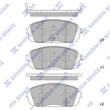 SP1191 Hi-Q Комплект гальмівних колодок дисковий гальм