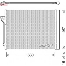 DCN05029 DENSO Конденсатор кондиціонера