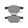 2372301 TEXTAR TEXTAR Гальмівні колодки перед. FORD Focus II, C-Max ; MAZDA 3; VOLVO (сист.ATE)