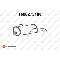 1688273180 EUROREPAR Глушник вихлопних газів кінцевий