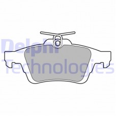 LP3207 DELPHI Комплект гальмівних колодок дисковий гальм