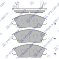 SP1047 Hi-Q Комплект гальмівних колодок дисковий гальм