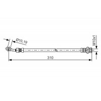 1 987 481 417 BOSCH Гальмівний шланг