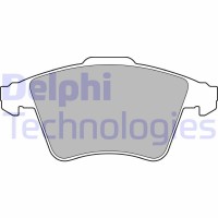 LP3142 DELPHI Комплект гальмівних колодок дисковий гальм