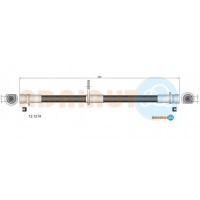 12.1214 ADRIAUTO Гальмівний шланг