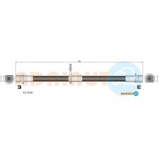 12.1214 ADRIAUTO Гальмівний шланг