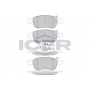 181915 ICER Комплект гальмівних колодок дисковий гальм
