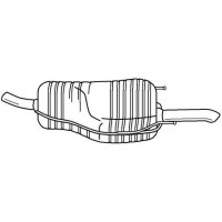 41677 SIGAM Глушник вихлопних газів кінцевий