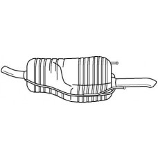 41677 SIGAM Глушник вихлопних газів кінцевий