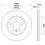 8DD 355 123-481 HELLA PAGID Гальмівний диск