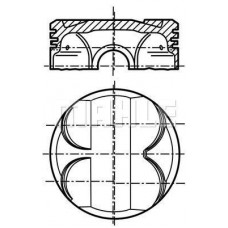 081 PI 00111 001 MAHLE Поршень
