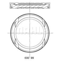 030 99 00 MAHLE Поршень