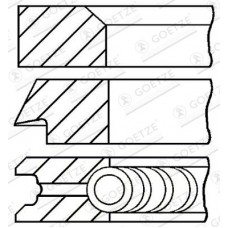 08-203100-00 GOETZE ENGINE Комплект поршневих кілець