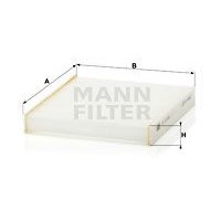 CU 16 001 MANN-FILTER Фільтр повітря у внутрішньому просторі