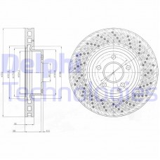 BG9076C DELPHI Гальмівний диск