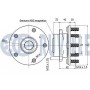 221582 RUVILLE Комплект підшипника ступиці колеса
