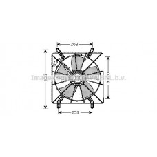 HD7519 AVA QUALITY COOLING Вентилятор охолодження двигуна