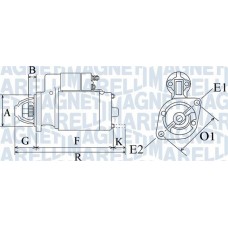 063720162010 MAGNETI MARELLI Стартер