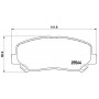 P 49 045 BREMBO Комплект гальмівних колодок дисковий гальм