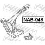 NAB-048 FEBEST Підвіска важіль незалежної підвіски колеса