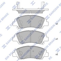 SP1719 Hi-Q Комплект гальмівних колодок дисковий гальм