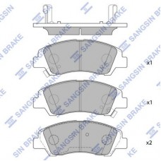 SP1719 Hi-Q Комплект гальмівних колодок дисковий гальм