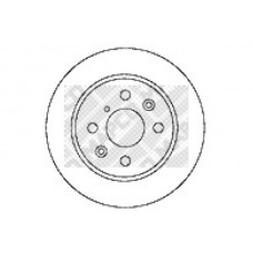 15570 MAPCO Гальмівний диск