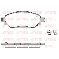1671.04 REMSA КомплеК т гальмівних колодок, дискове гальмо