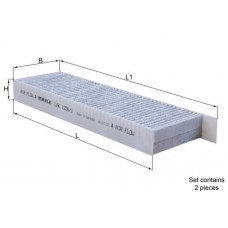 LAK 1256/1/S KNECHT Фільтр повітря у внутрішньому просторі