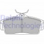 LP1435 DELPHI КомплеК т гальмівних колодок, дискове гальмо