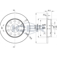 78BD3637-2 ICER Гальмівний диск