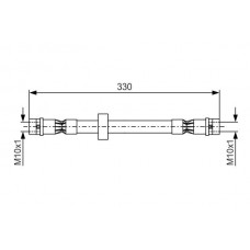 1 987 476 410 BOSCH Гальмівний шланг