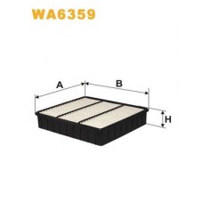 WA6359 WIX FILTERS Повітряний фільтр