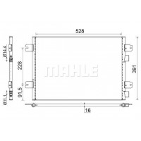 AC 691 000S MAHLE Конденсатор кондиціонера