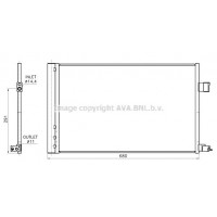 JE5090D AVA QUALITY COOLING Конденсатор кондиціонера