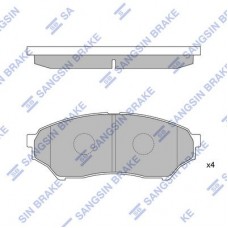 SP1585 Hi-Q Комплект гальмівних колодок дисковий гальм
