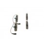 0 986 494 465 BOSCH Комплект гальмівних колодок дисковий гальм