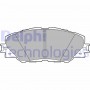 LP2003 DELPHI КомплеК т гальмівних колодок, дискове гальмо