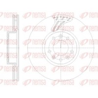 62122.10 REMSA Гальмівний диск